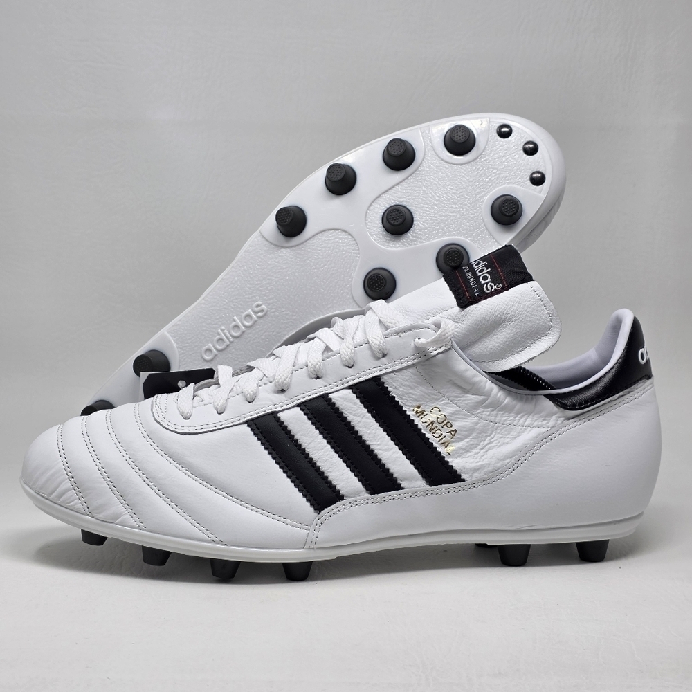 Adidas Copa Mundial Men's Leather Soccer Cleats White Black Size 13 ID4050 New